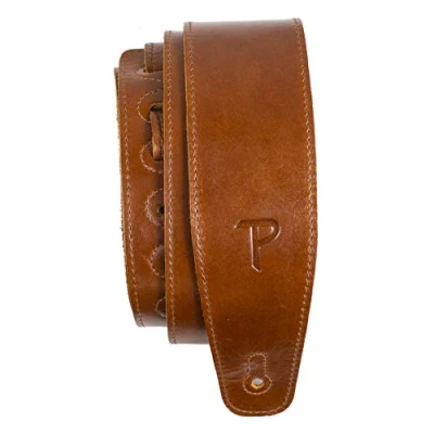 Abbildung von Perri&#039;s Leathers Ltd. The Africa Collection 1 Gitarrengurt Verstellbare Länge Wildleder u. Leder Beige AFR25 6873 (AFR25 6873)