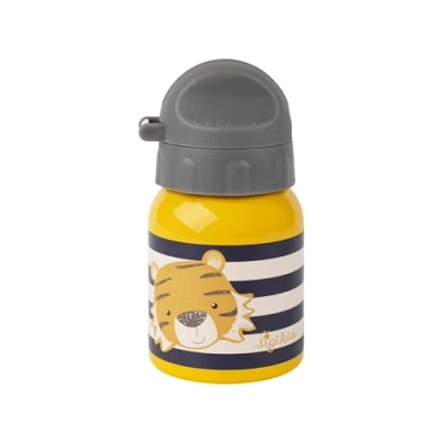Abbildung von sigikid Tiger Trinkflasche für Kinder, Größe: One Size, Gelb schwarz weiß