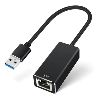 Abbildung von VALUE USB 3.2 Gen 1 Typ A zu 2.5 Gigabit Ethernet Konverter
