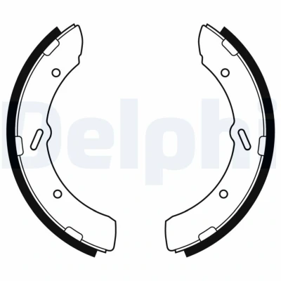 Abbildung von DELPHI LS2185 Bremsbacken 320mm 77mm
