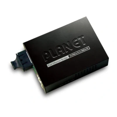 Abbildung von Planet Media Converter Multimode 10/100Base TX zu 100Base FX inkl. Netzteil SC Connector