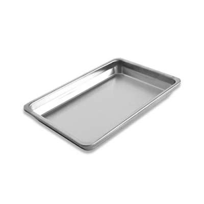 Abbildung von intergrill 800 Grill Gastroschale 34 x 22,5 3,4 cm XL Tief Edelstahl Grillschale Auffangschale Fettschale Perfekt für Restaurant &amp; BBQ