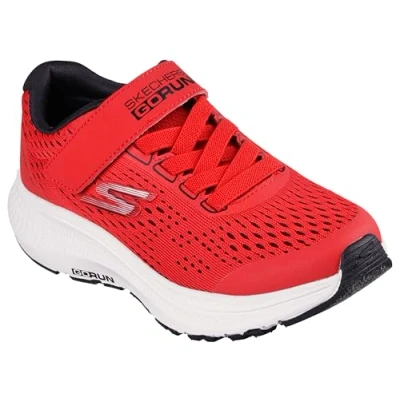 Abbildung von Skechers Bounder Brisk Burst Sneaker für Jungen, Rot/Schwarz, 31 EU