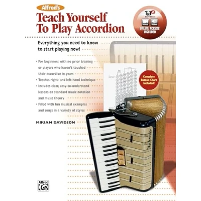 Abbildung von Alfred&#039;s Teach Yourself to Play Accordion: Everything You Need Know Start Playing Now! (incl. DVD, Online Audio, Video &amp; Software)