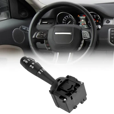 Abbildung von QWORK® Lenkstockschalter, Blinkerschalter, Auto Lenkrad Kombinationsschalter, Kompatibel mit Dacia Dokker Duster Lodgy Sandero OEM 8201167988, 255400337R