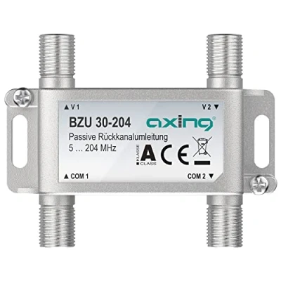 Abbildung von Axing BZU 30 204 Passive Rückkanalumleitung 5 MHz für EOC, umgeht Breitbandverstärker