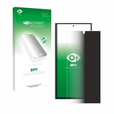 Abbildung von upscreen Anti Spy Blickschutzfolie für Samsung Galaxy S24 Ultra Privacy Screen Displayschutz Folie [Sichtschutz, Blaulichtfilter]