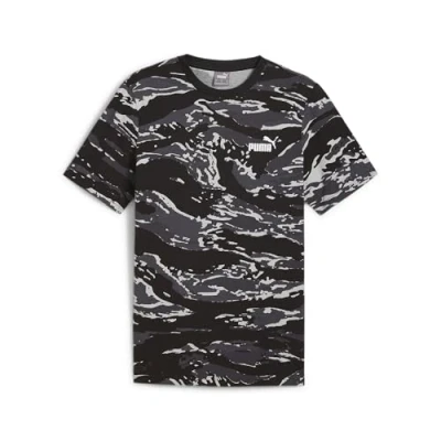 Abbildung von Puma ESS+ CAMO TEE Tshirt print, Herren, Größe: Small, Black
