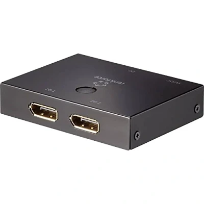 Abbildung von Renkforce 2 Port DisplayPort Switch bidirektional verwendbar 3840 x 2160 Pixel
