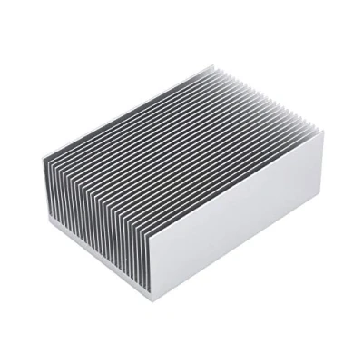 Abbildung von Awxlumv Großer Kühlkörper, Aluminium, 120 mm x 69 36 mm, Hochleistungs Diffusionskühlmodul, Kühler, 27 Lamellen, Heizkörper für LED Verstärker, PCB, IC Modul, PC, Computer,