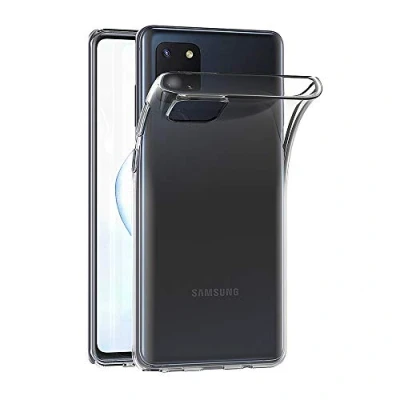 Abbildung von AICEK Hülle Compatible für Samsung Galaxy Note10 Lite Transparent Silikon Schutzhülle Case Clear Durchsichtige TPU Bumper Handyhülle (6,7 Zoll)