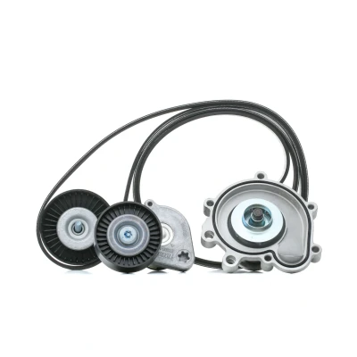 Abbildung von GATES KP17PK2418 Wasserpumpe + Keilrippenriemensatz mit ThermalPro MERCEDES BENZ: E Klasse Limousine, T modell, SLK