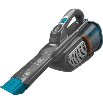 Abbildung von Black &amp; Decker BHHV520BF QW, Trocken, Zyklonal, Teppich, Harter Boden, Polsterung, Mechanisch, Beutellos, Blau, Silber, Titan