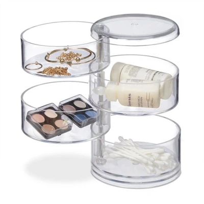 Abbildung von relaxdays Make Up Organizer Kosmetikorganizer mit drehbaren Fächern