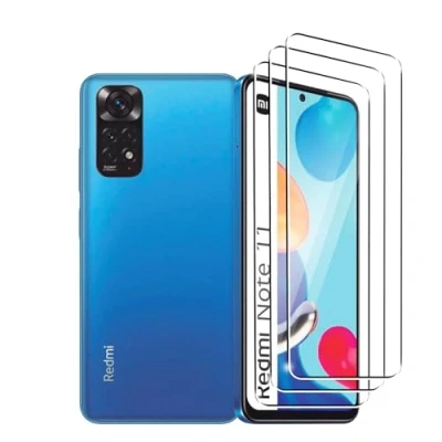 Abbildung von Ydiciv 3 Stück Schutzfolie für Xiaomi Redmi Note 11 Panzer Schutz Glas, [9H Härte Glas], [HD Klar Schutzglas], [No Bubble],