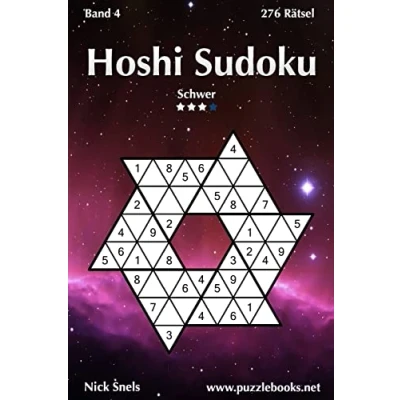 Abbildung von Hoshi Sudoku Schwer Band 4 276 Rätsel