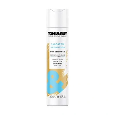 Abbildung von Toni&amp;Guy Smooth Definition Conditioner I Pflege Spülung für trockenes Haar gegen strapaziertes &amp; krauses Kur Frizz Sofortige Wirkung 250 ml
