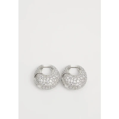 Abbildung von Swarovski Sublima Ohrringe silvercoloured/white, Damen, Größe: One Size, Silver/coloured/white