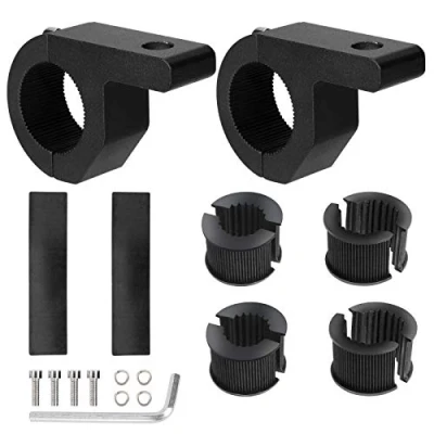 Abbildung von QIMEI SHOP Arbeitsleuchten Halterung Universal Light Bar Halterungs 19 32mm für Frontschutzbügel Geländewagen Auto LKW Motorrad Boot 2 Stück