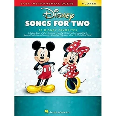 Abbildung von Disney Songs for Two Flutes: Easy Instrumental Duets