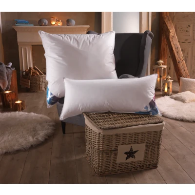 Abbildung von Haeussling Federkopfkissen &quot;Hygge Home Plissee (biobasiert)&quot;, Füllung: 85% Entenfeder und 15% Entendaune, (1 St.)