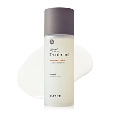 Abbildung von BLITHE Vital Treatment 9 Wesentliche Samen Essenz Toner mit Niacinamid Aufhellender Gesichtstonikum Grüntee Fenchel &amp; Chia für empfindliche Haut 150 ml