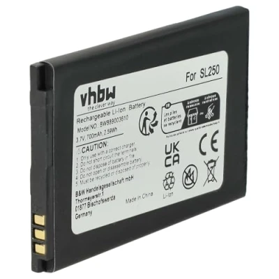 Abbildung von vhbw Akku kompatibel mit Bea fon SL250 Handy Smartphone Senioren Telefon (700 mAh, 3,7 V, Li Ion)