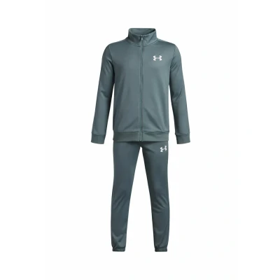 Abbildung von Under Armour UA Rival Knit Track Suit Jasper Blue/White YLG