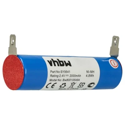 Abbildung von vhbw 1x Akku kompatibel mit Ariete Grati Käsereibe Käsemühle (2000 mAh, 2,4 V, NiMH)