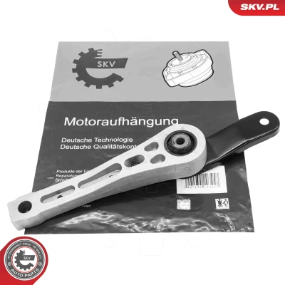 Abbildung von ESEN SKV 75SKV334 Motorlager hinten Gummimetalllager Aluminium, Gummi 347mm 51mm VOLKSWAGEN: GOLF 5 Schrägheck, Touran I, 6, AUDI: A3 Sportback
