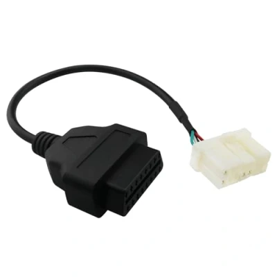 Abbildung von YINETTECH 12 poliges Auto OBD2 Diagnosekabel Diagnoseinstrument Verbindungskabel Stecker Kabelbaum Adapterkabel Kompatibel mit Tesla Model X S