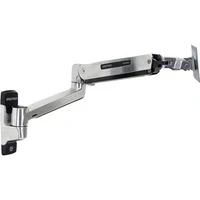Abbildung von ERGOTRON LX HD Steh Sitz Monitor Arm, Wandhalterung mit patentierter CF Technologie für Bildschirme bis 50 Zoll BZW 6,4 13,6kg, 50,8cm Höhenverstellung, VESA Standard, 10 Jahre Garantie, Aluminium