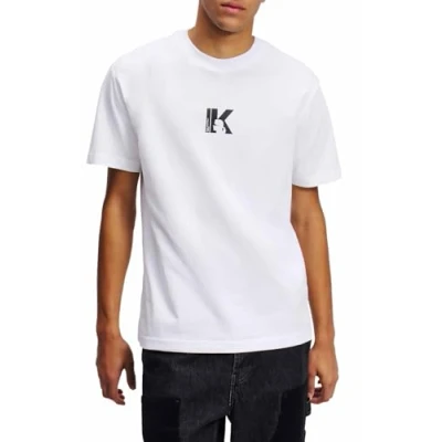 Abbildung von KARL LAGERFELD JEANS Men&#039;s REG SS KLOGO Tee Tshirt, White, XXL