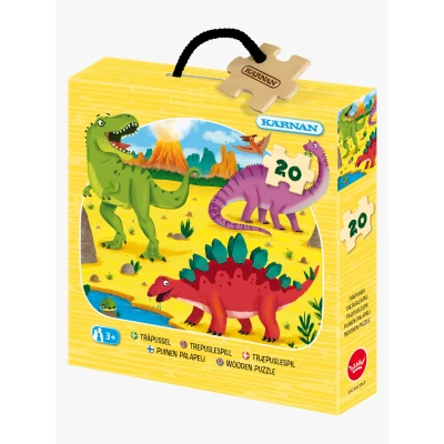 Abbildung von Kärnan Holzpuzzle Dinosaurier 20 Teile