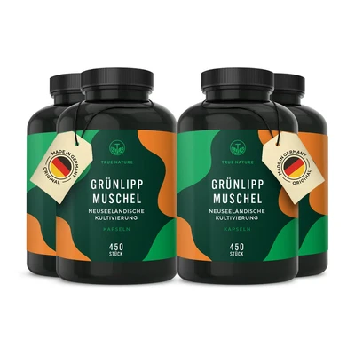 Abbildung von Grünlippmuschel 1800 Kapseln TRUE NATURE 4x450 St