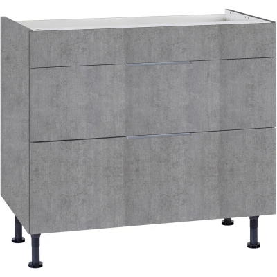 Abbildung von OPTIFIT Kochfeldumbauschrank &quot;Tara&quot;, mit Vollauszug und Soft Close Funktion, Breite 90 cm