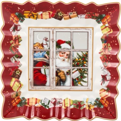 Abbildung von Villeroy &amp; Boch Toy&#039;s Fantasy Schale eckig Santa