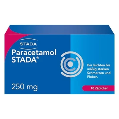Abbildung von Paracetamol STADA 250mg Zäpfchen 10 St