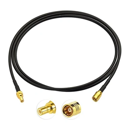 Abbildung von BINGFU DAB Auto Antenne Kabel SMB Stecker auf Buchse Adapter RG174 1m Verlängerungskabel Kompatibel mit Kenwood Pioneer Pure JVC Alpine AiliTech MEHRWEG