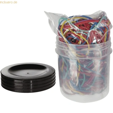 Abbildung von Alco Gummiring 65mm Softfarben weiß/gelb/blau/lila/rot/mint 50g