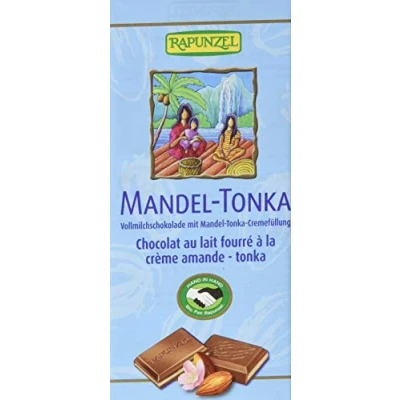 Abbildung von Rapunzel Vollmilch Schokolade Mandel Tonka 100 g