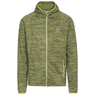 Abbildung von Trespass Northwood, Moss Marl, XS, Warme Fleecejacke mit Kapuze 230g/m² für Herren, X Small, Grau