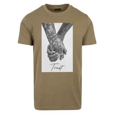 Abbildung von Mister Tee Trust Tshirt print, Herren, Größe: Large, Olive