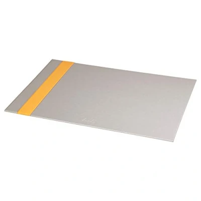 Abbildung von Rhodia 318801C Schreibunterlage (60 x 40 cm, Kunstleder, elegant und praktisch, ideal für Ihr Büro)1 Stück, silber
