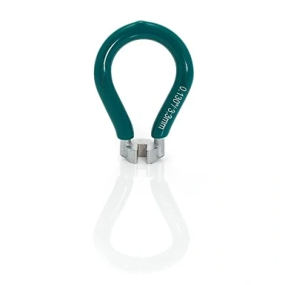 Abbildung von XLC Unisex Erwachsene Speichennippel Schlüssel TO S43, Silber, Grün, One Size