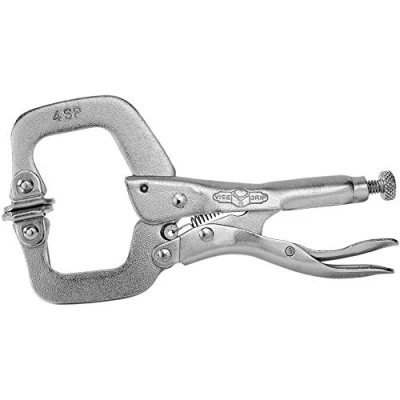 Abbildung von Irwin Vise Grip 4SP Klemm Gripzange 100mm, C Form, Spannweite 41mm, bewegliche Backen, T165EL4