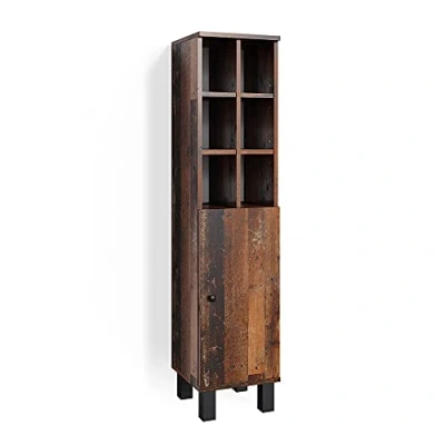 Abbildung von Vicco Midischrank Fynn, Eiche rustikal, 30 x 130.6 cm große Tür
