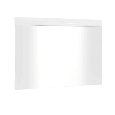 Abbildung von Lomadox Garderobenspiegel Flurspiegel Wandspiegel modern 87x63 cm weiß Hochglanz