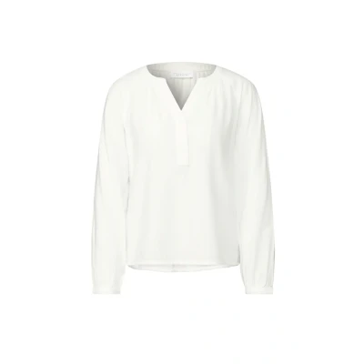 Abbildung von Street One Studio Raglan IN Unifarbe Bluse, Damen, Größe: 34, Weiß