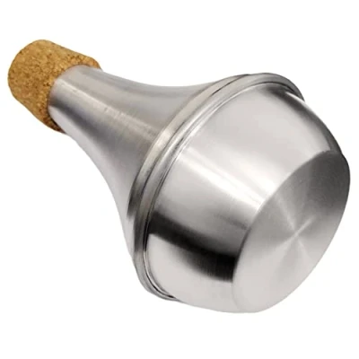 Abbildung von Trompeten Schalldämpfer aus Aluminiumlegierung, Kork, Trompete, Dämpfer, Übungsschalldämpfer, Messing, Musikinstrument